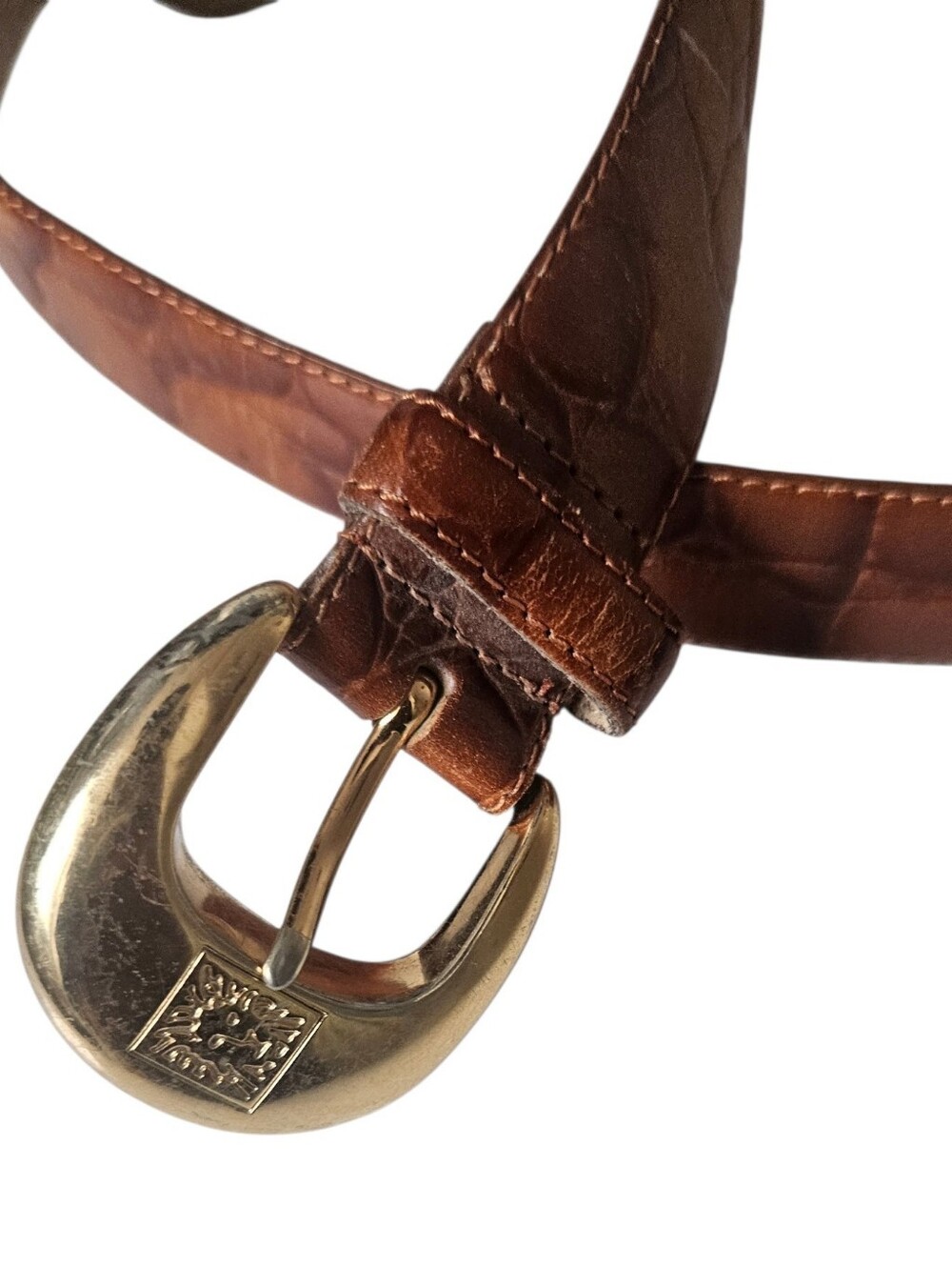 Anne Klein Genuine Leather Belt Women L